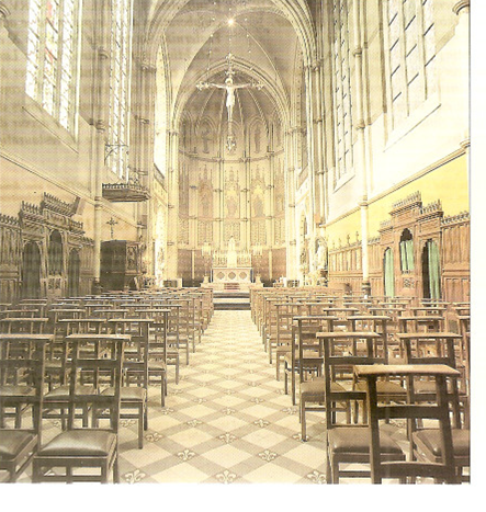 4°) La chapelle du Très Saint Sacrement à Anvers rue du Ciel (Antwerpen, Hemelstraat), à l’Ordre des Religieuses de l’Adoration perpétuelle