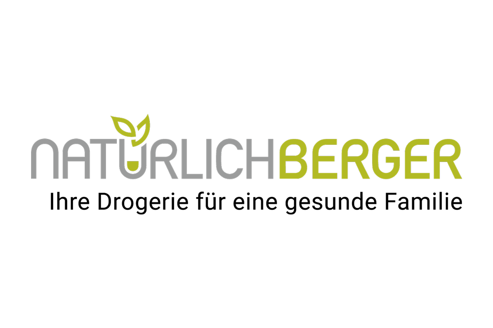 Logo entwerfen lassen von Grafikagentur? Beispiel: Logo Natürlich Berger – Ihre Drogerie für die gesunde Familie