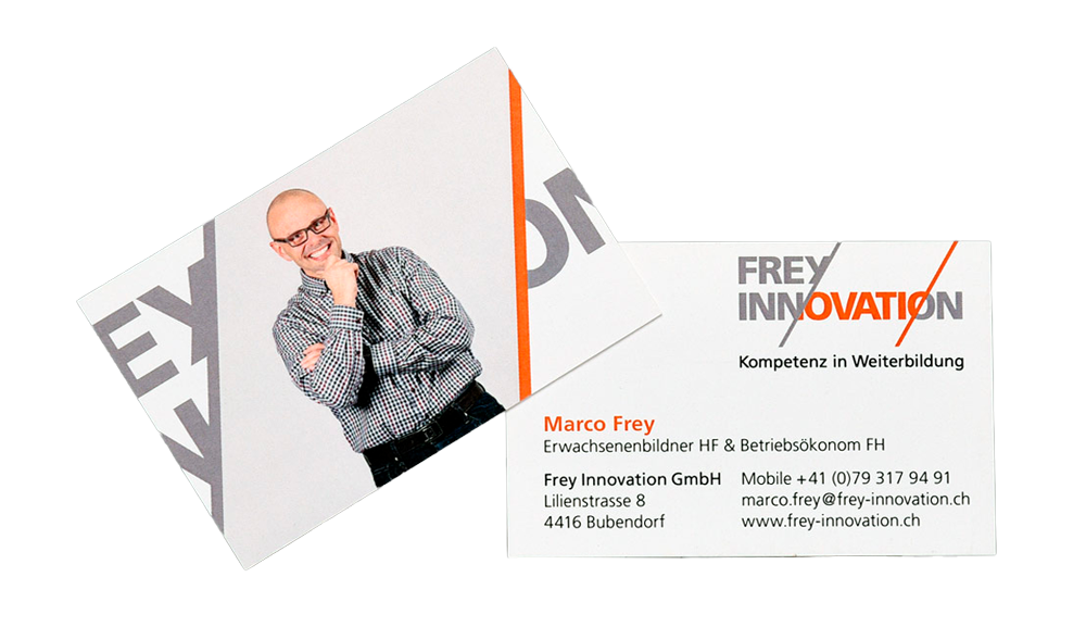 Visitenkarten Gestaltung