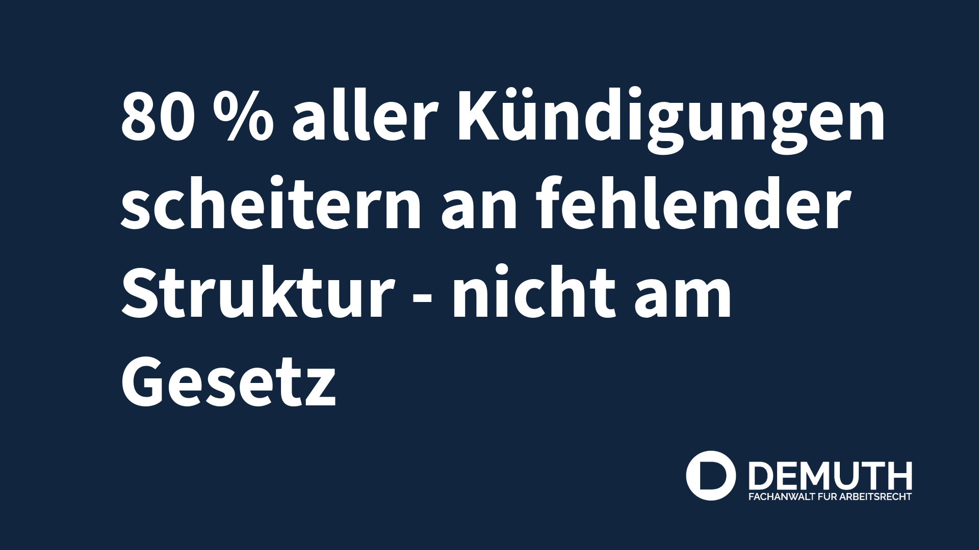 Warum Arbeitgeber-Kündigungen oft an fehlender Struktur scheitern