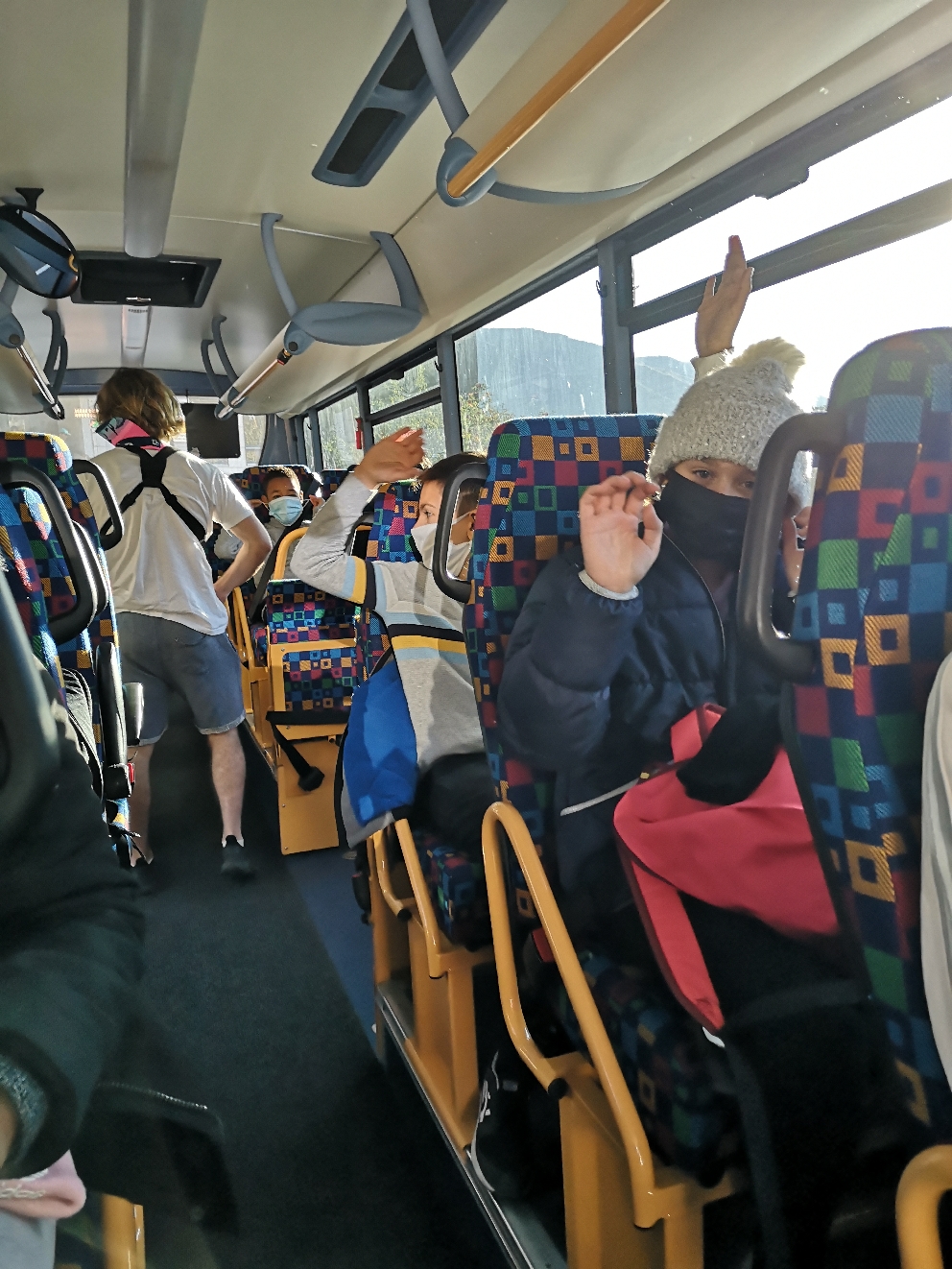 Top départ pour la visite du village