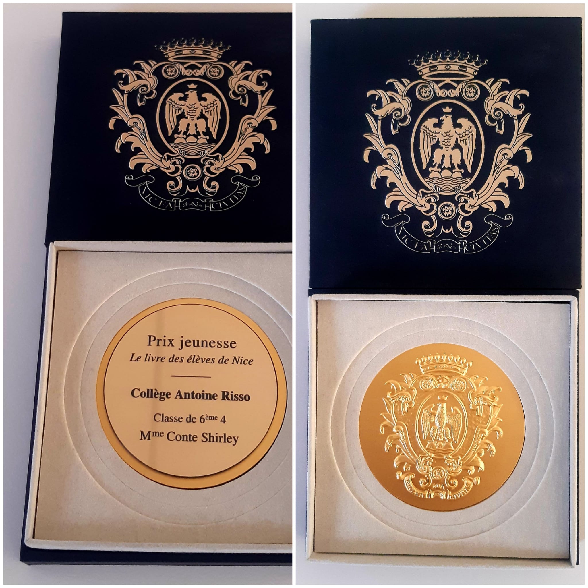 La médaille de la classe de 6è4