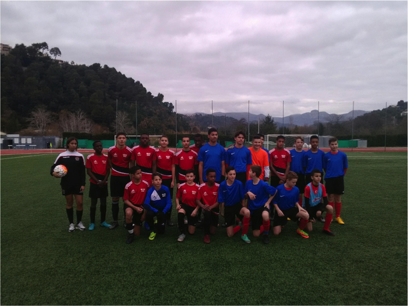 Minimes Excellence des collèges Antoine Risso  et les Campelieres  terminant respectivement second et champion départemental. 