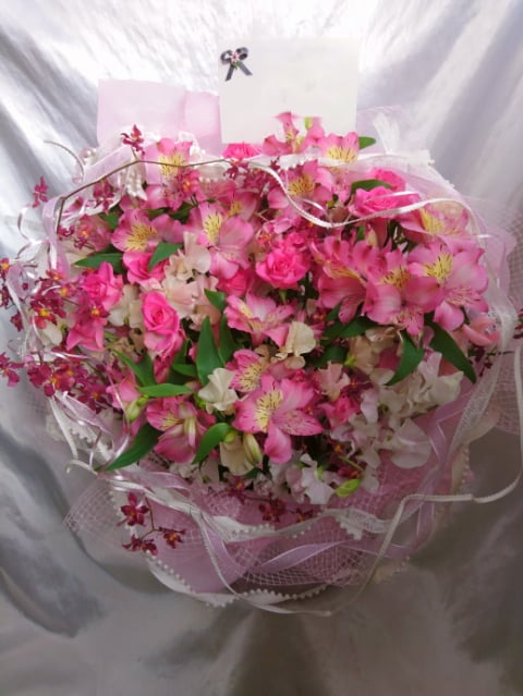 公演祝フラワーアレンジ