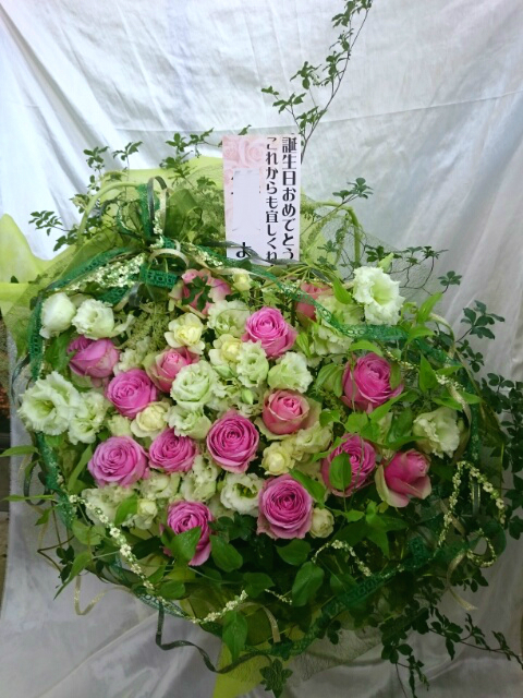誕生祝アレンジ