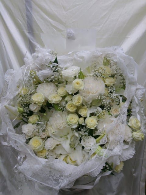 公演祝フラワーアレンジ