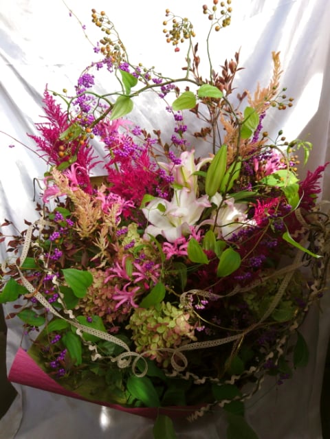 御祝フラワーアレンジ