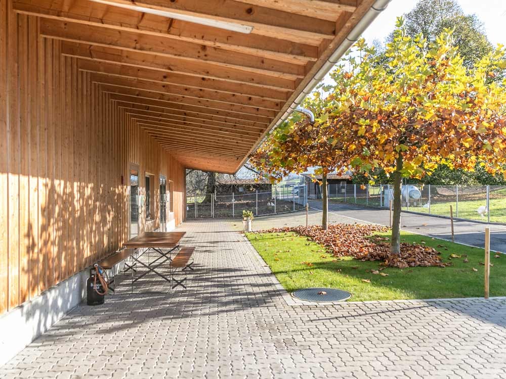 neues, modernes Metzgerei-Gebäude erfüllt bei weitem mehr als die Normen und Auflagen.