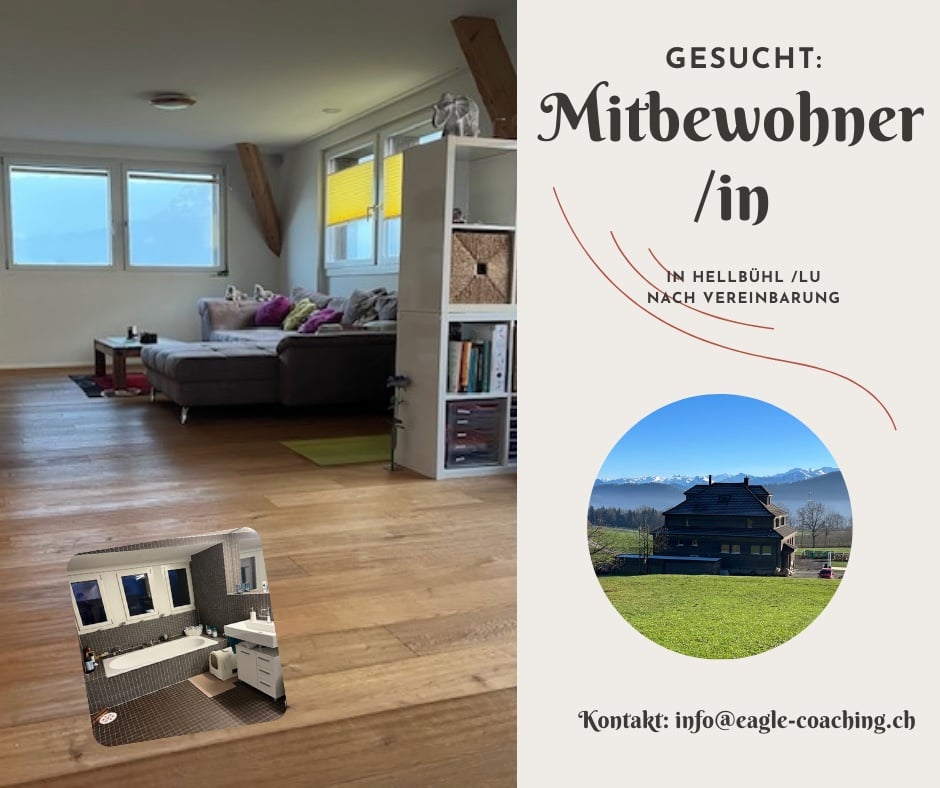 Wohngemeinschaft, WG im schönen Hellbühl Luzern.