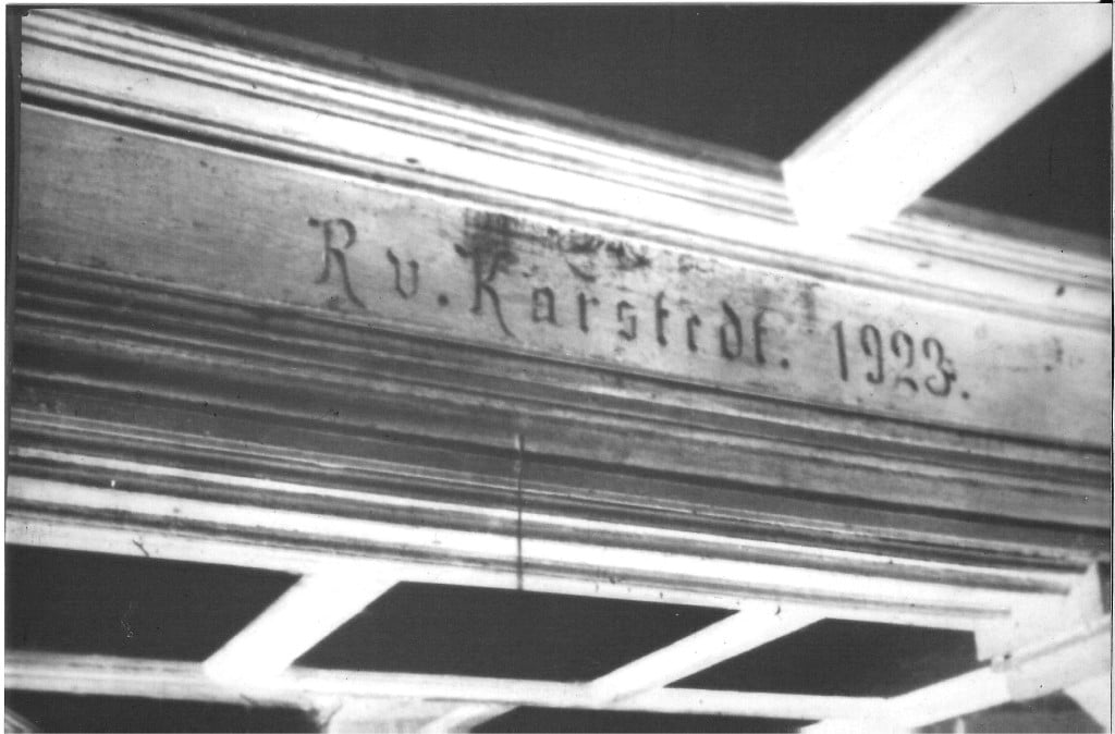 Balken R.v.Karstedt 1923 (Raimar Kurt v.Karstedt)