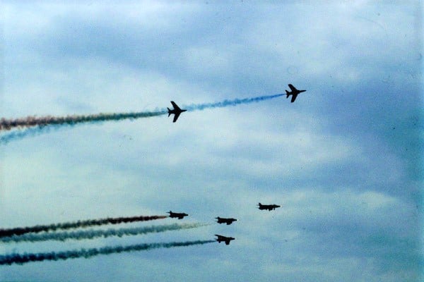 Red Arrows - 9x Folland Gnat - (Royal Air Force)