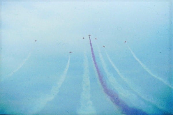 Red Arrows - 9x Folland Gnat - (Royal Air Force)