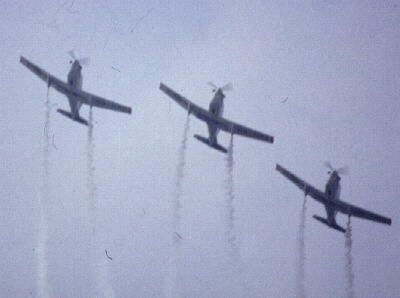 Patruille Martini - 3x Pilatus PC-7 - HB-HMA - c/n 519 + HB-HMB - c/n 520 + HB-HMC - c/n 521