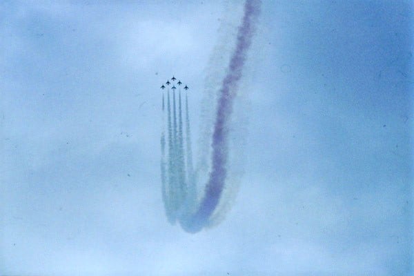 Red Arrows - 9x Folland Gnat - (Royal Air Force)