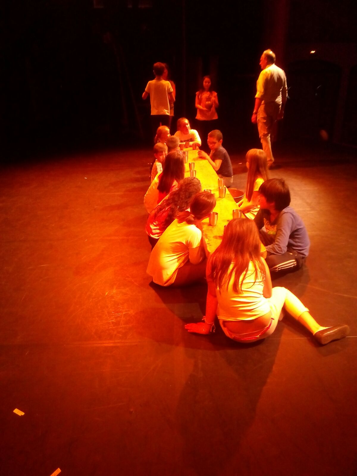 Répétition de la cène - - © Père Sébastian