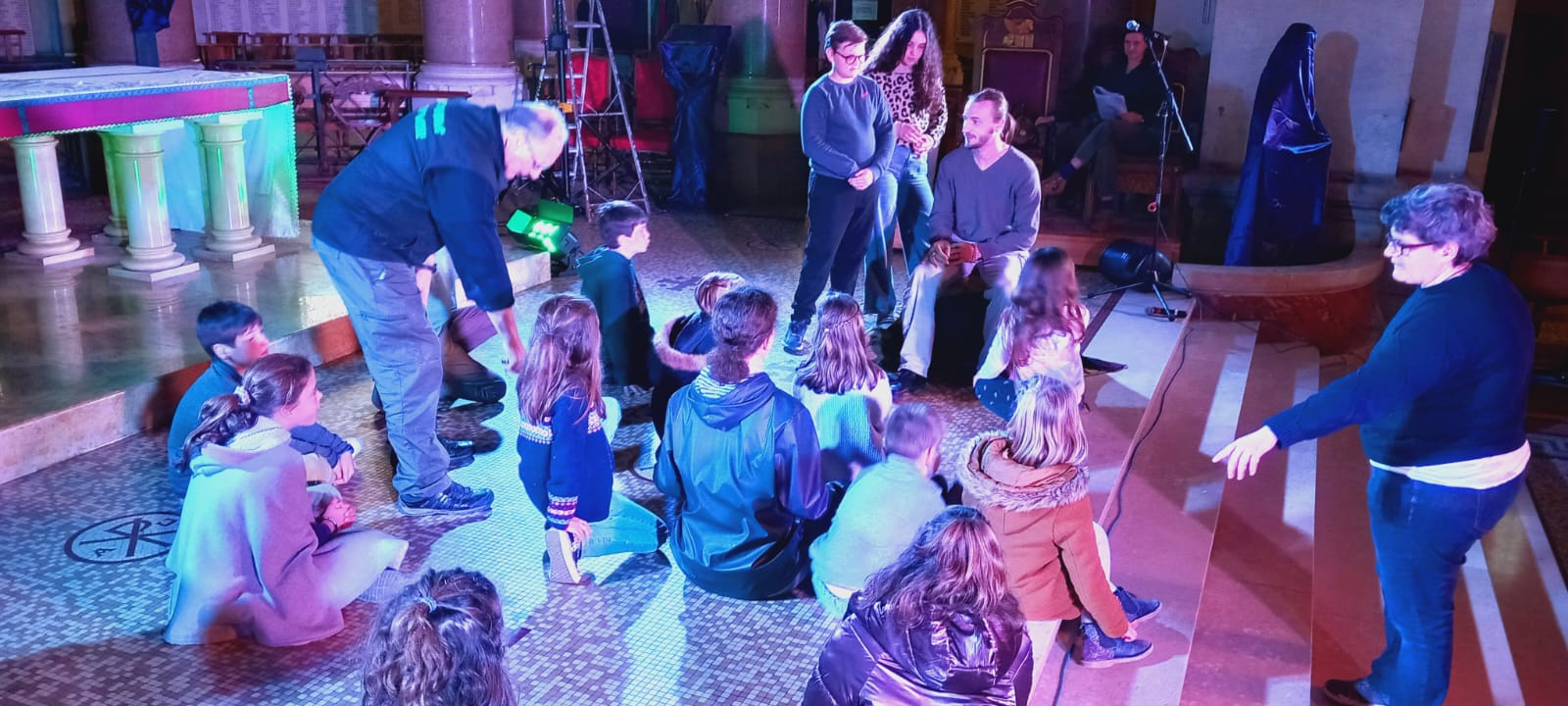 La répétition générale : les Béatitudes - (c) JDR