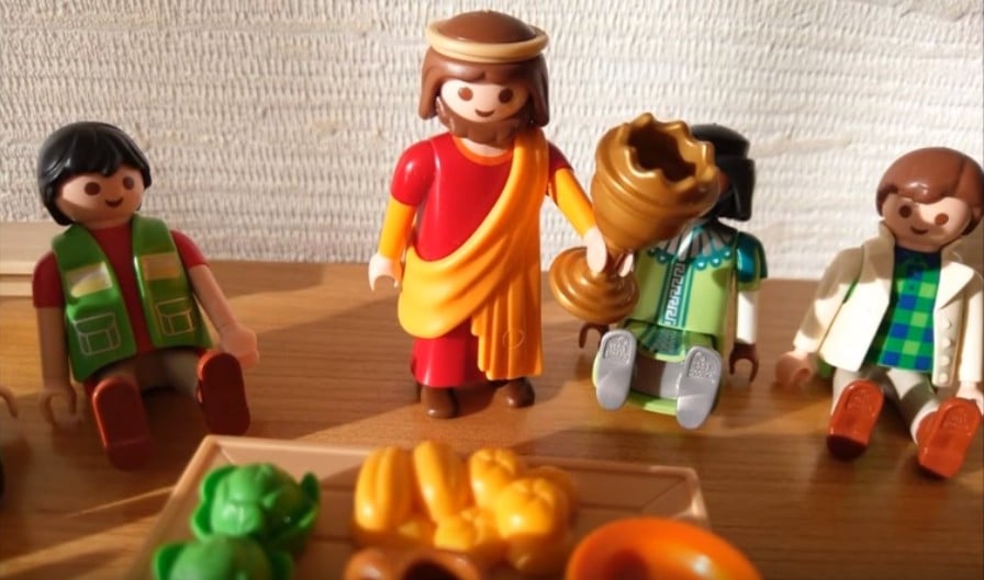 La Cène - Jésus bénit le vin