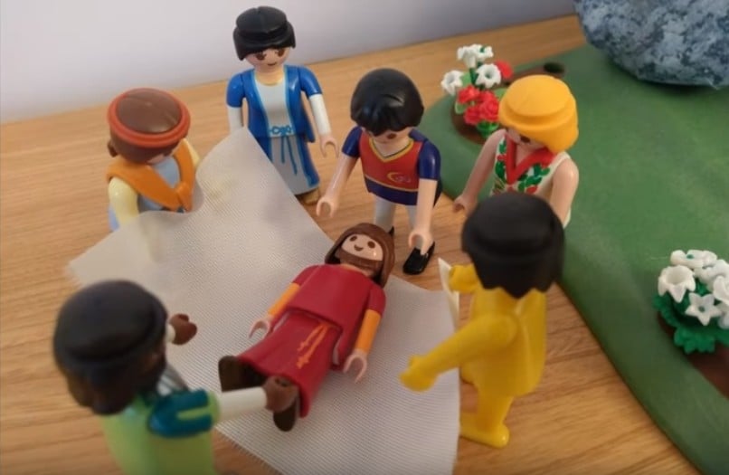 Notre Dame des Douleurs - Jésus est mis au tombeau