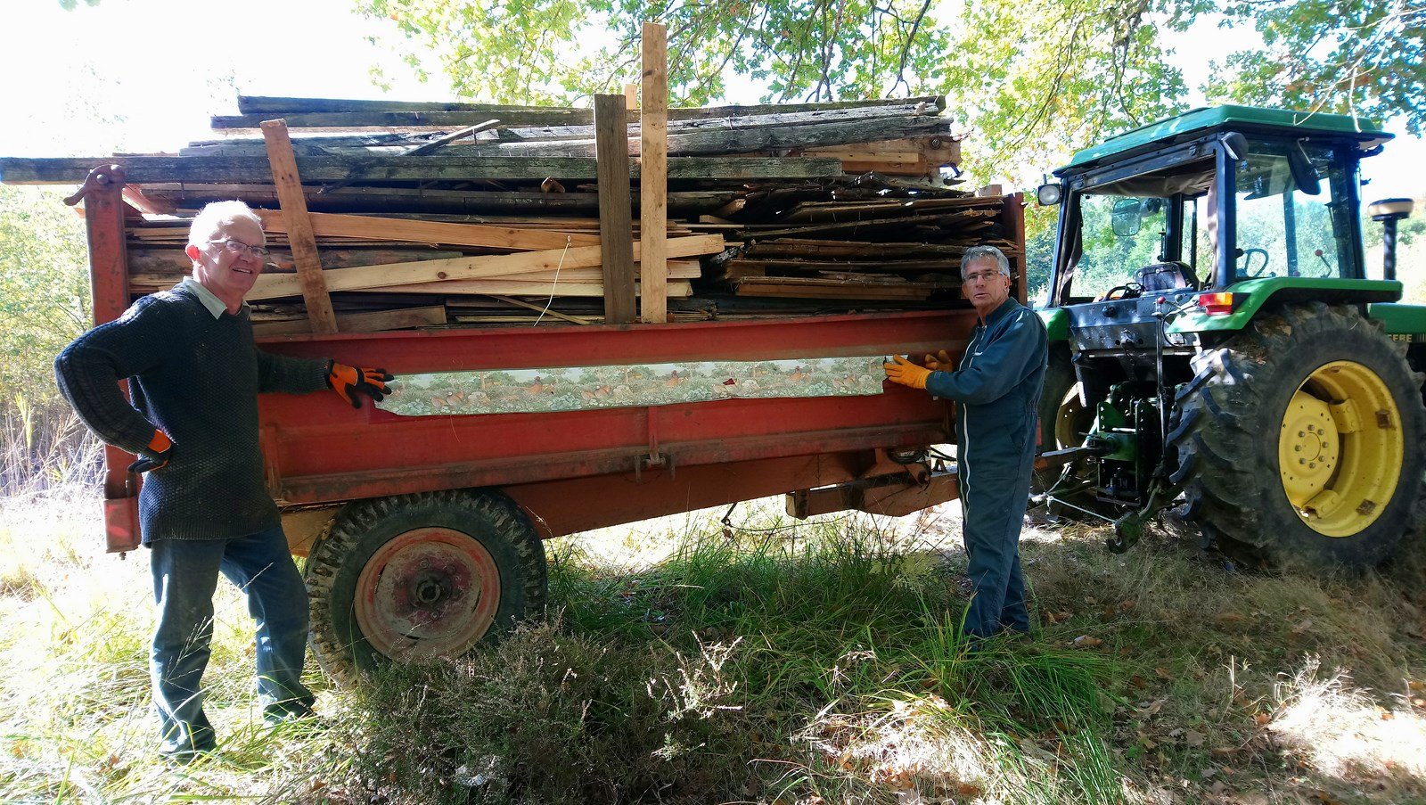 Evacuation de déchets inertes, automne 2017