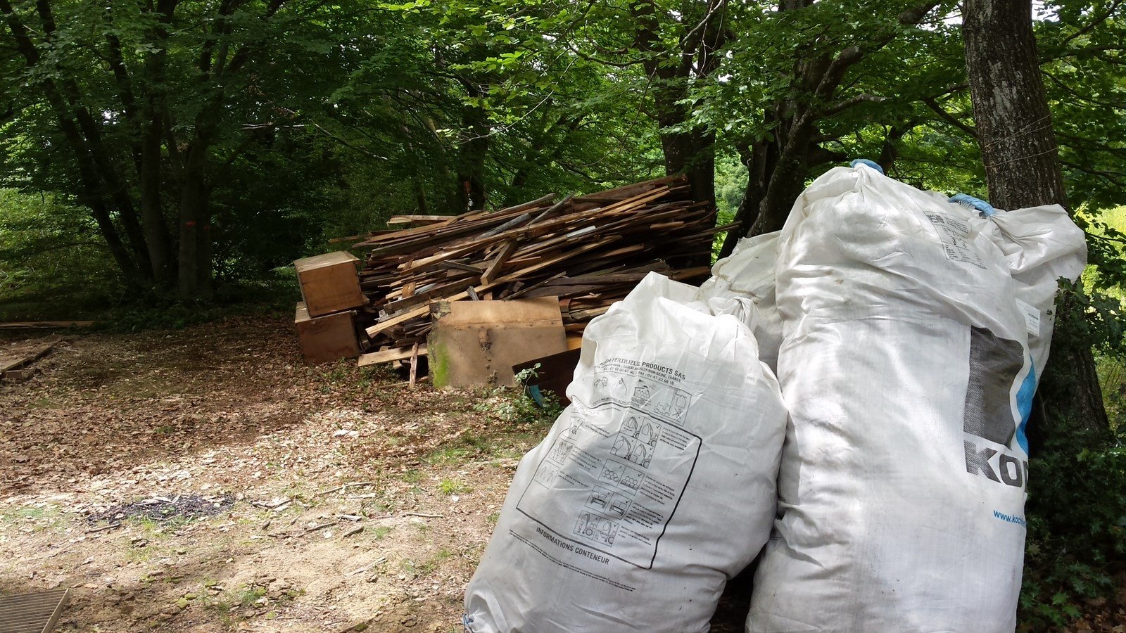 Tri des déchets, été 2017