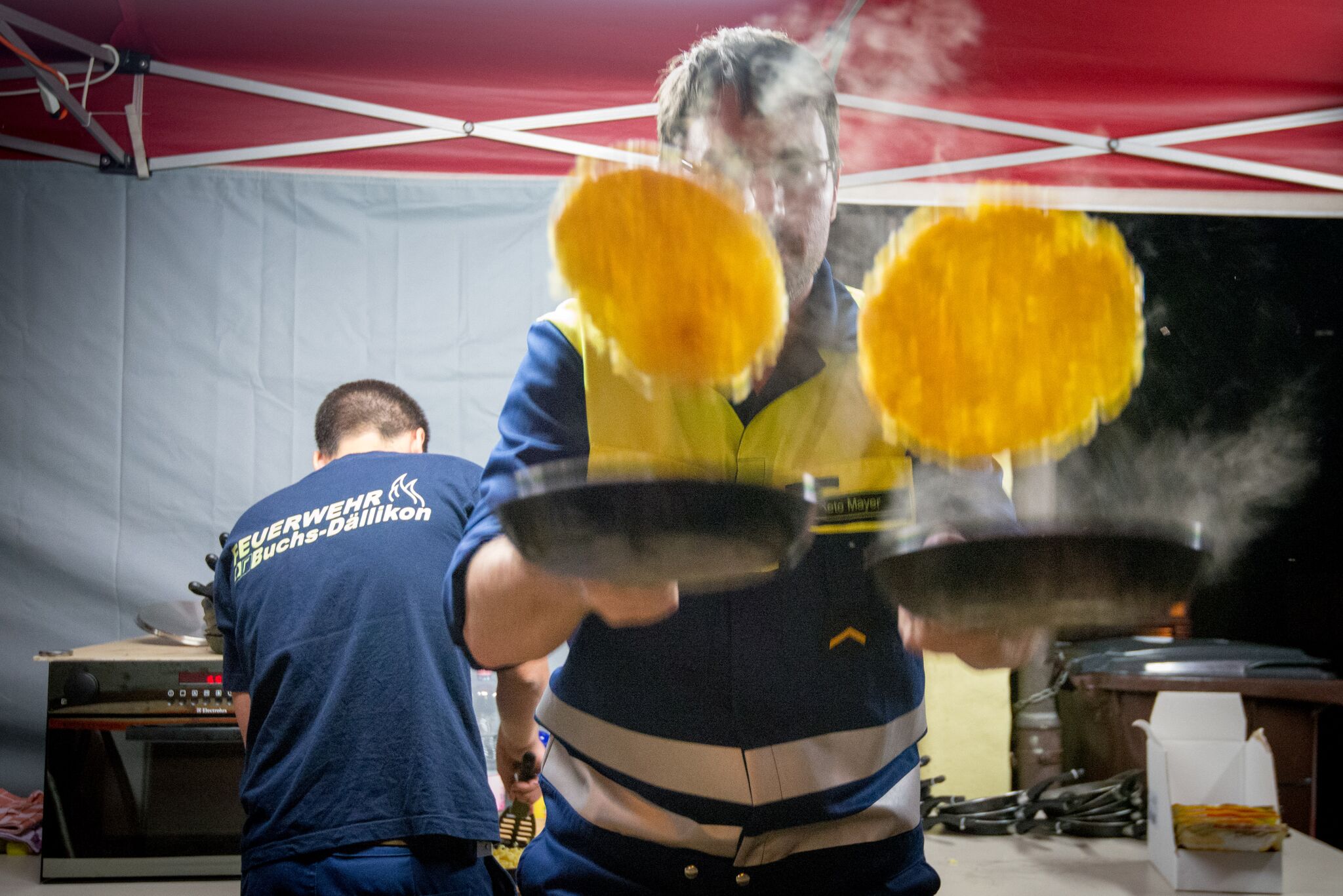 9 Feuerwehrverein Buchs-Dällikon: Rösti mit Speck, Käse und Spiegeleiern