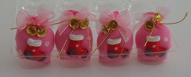 Pink Christmas Stock Motif Christmas Gift Sack