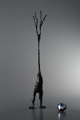 深海の人　　deep sea man    40 x 55 x h320  mm