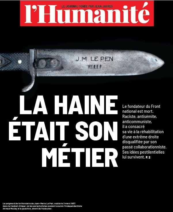 La haine était son métier !