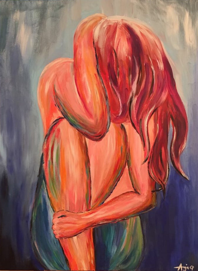 EMOTIONEN   Acryl auf Leinwand 80 X 60