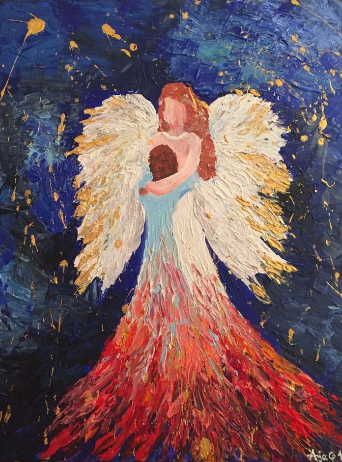 GEHALTEN   Acryl auf Leinwand 80 x 60