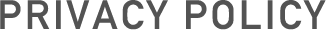 PRIVACY　POLICY