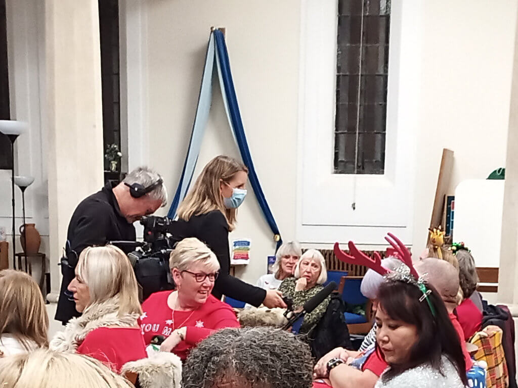 BBC South Today filming