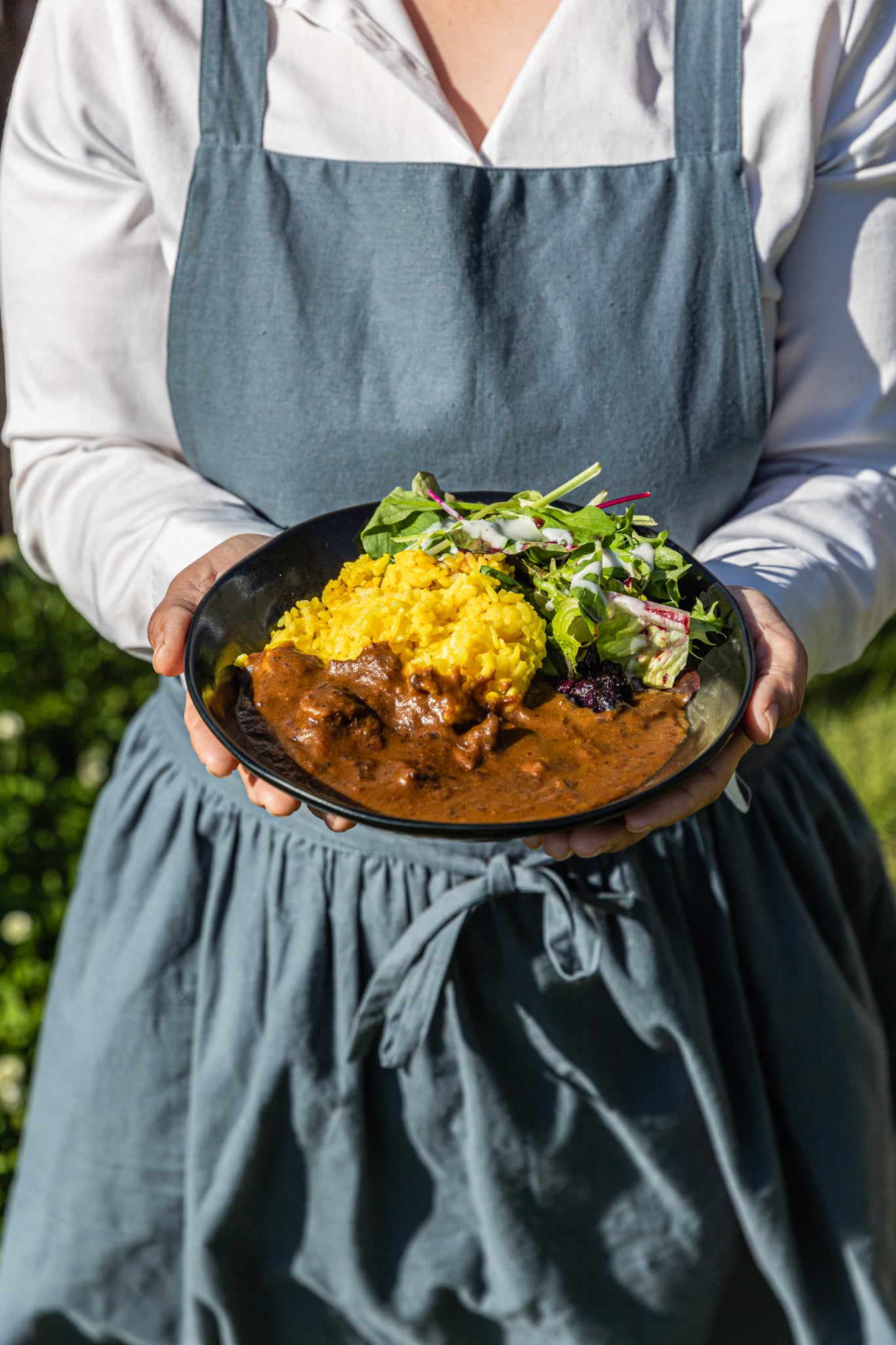ブルーベリーたっぷり特製カレー