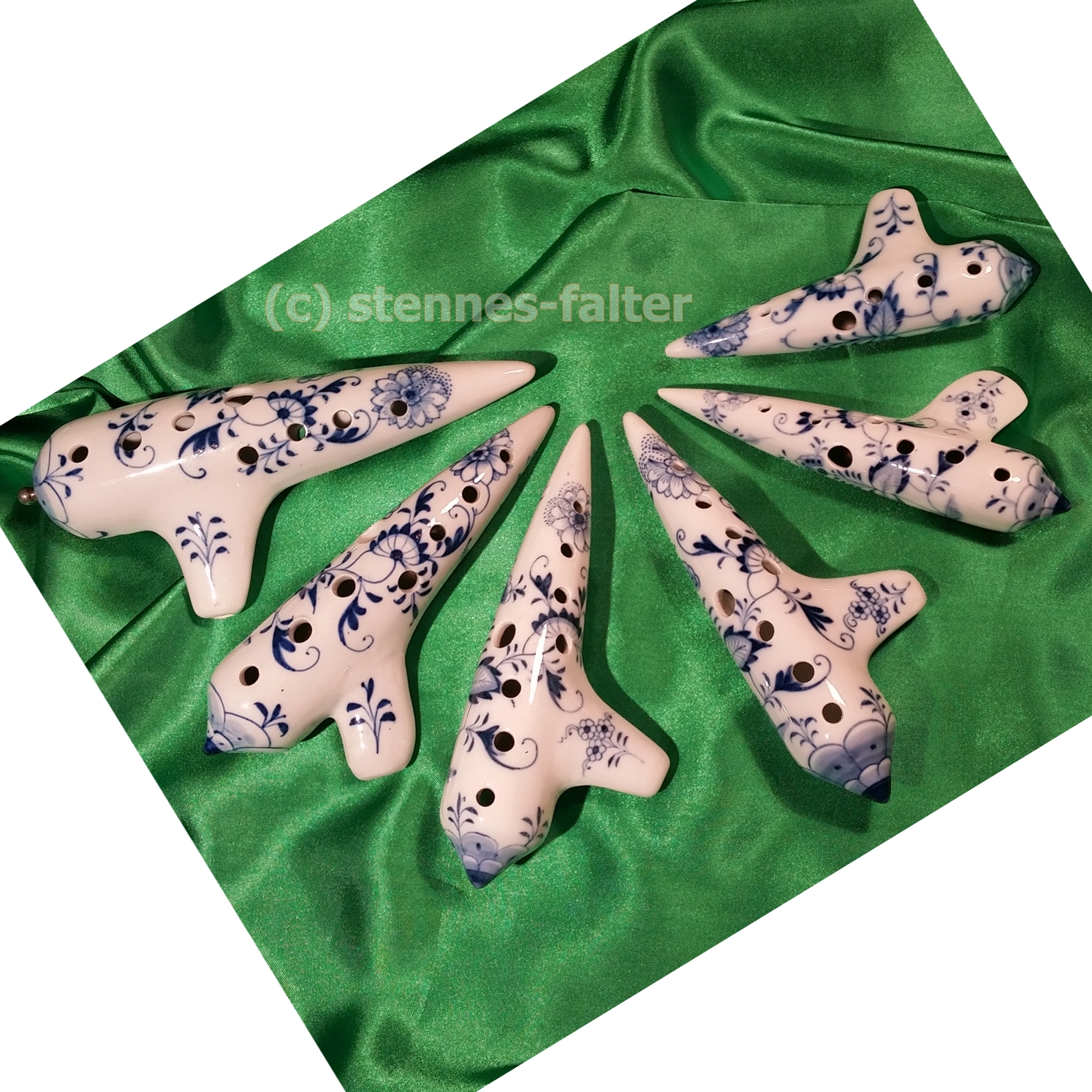 antike Meissen Ocarinas Hersteller unbekannt