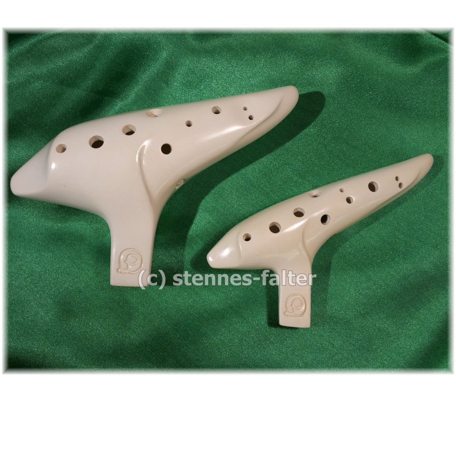 G2 und G4 Robert Hickman (Pure Ocarina) mit Splithole