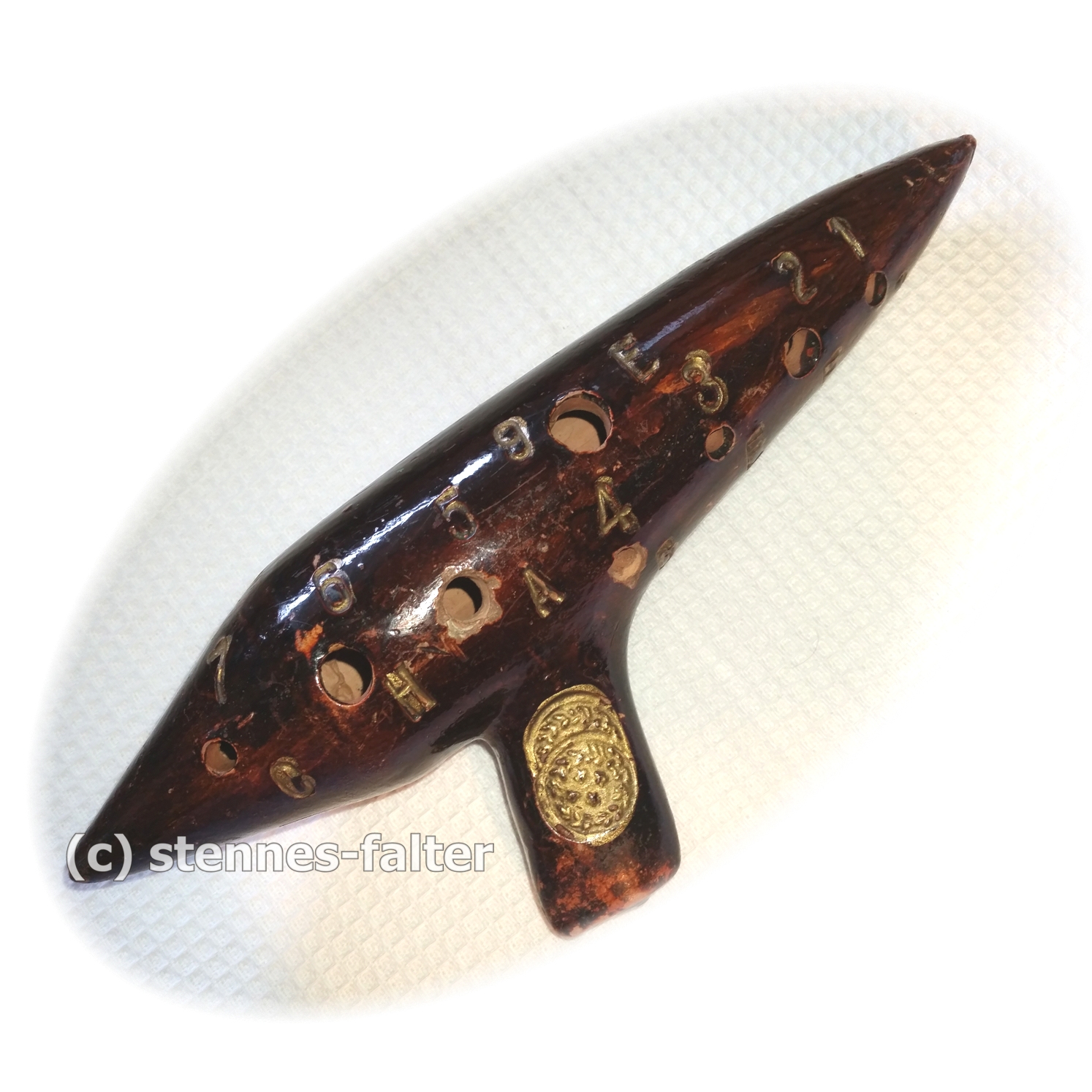 antike D Ocarina Hersteller unbekannt