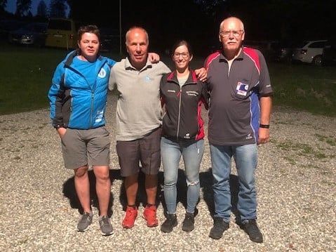 v.l: Peter  Voneschen, Armin Mani, Cornelia Valentin, Peter Dätwyler