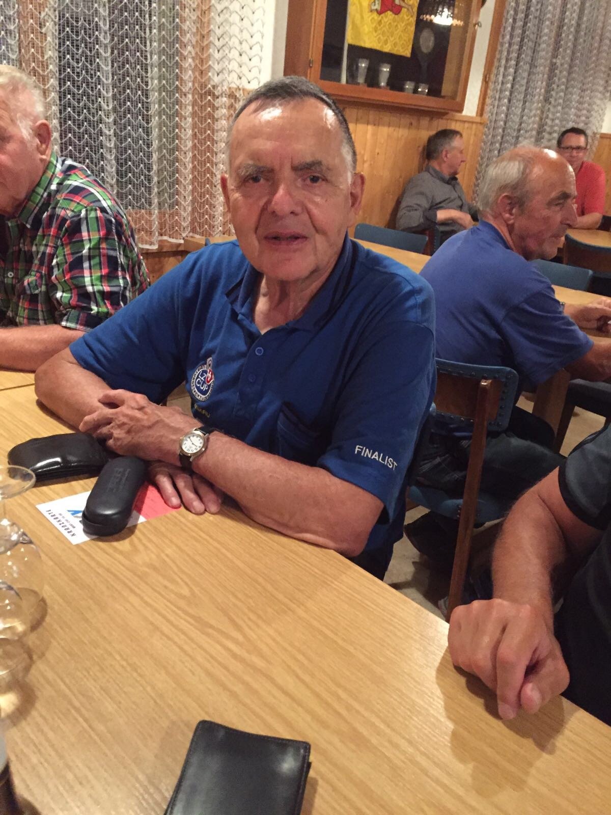 Albert Beiner, Sieger Kleinkaliber liegend 50m / 286 Punkte