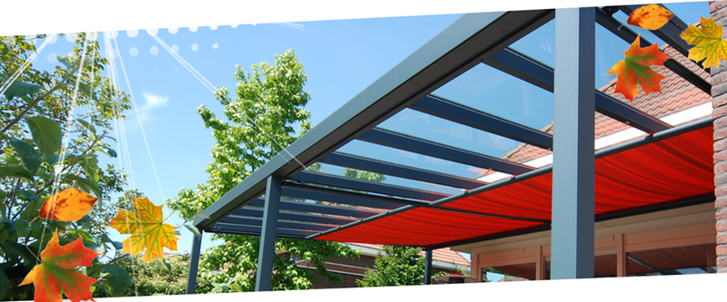 installation d'un abris en aluminium sur mesure