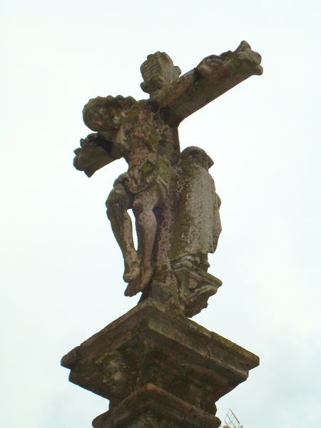 Cruceiro Novo en Cabo de Cruz, Boiro (detalle)