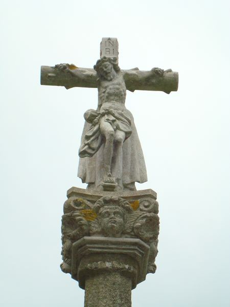 Cruceiro entrada Porto do Són (detalle)
