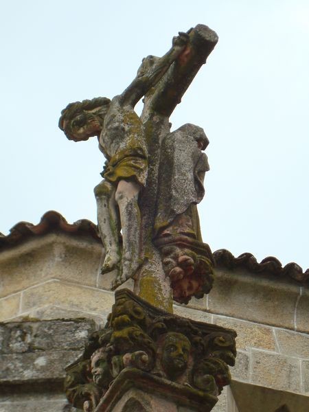 Cruceiro Pobra do Caramiñal (detalle)