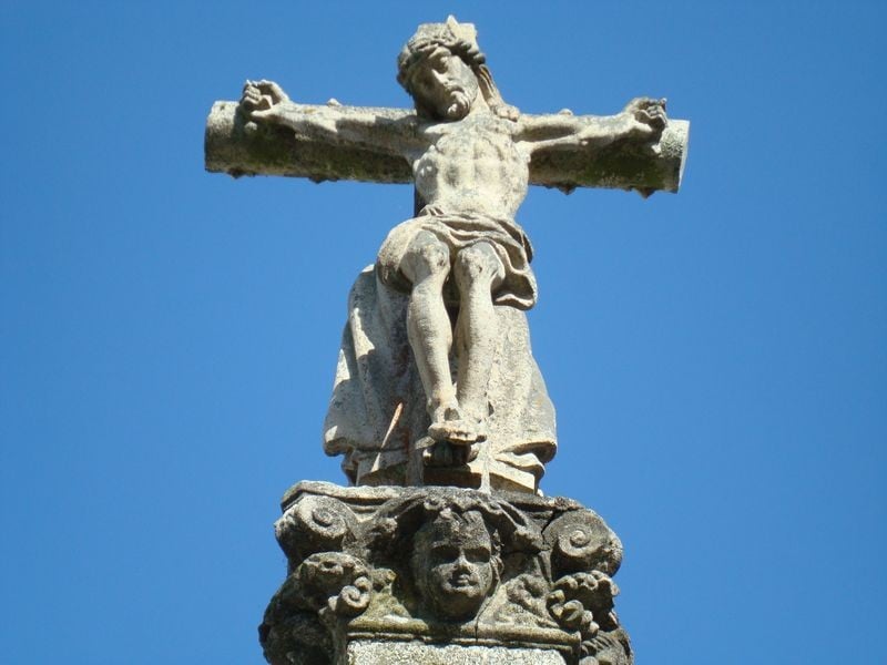 Cruceiro en Roo (cruce), detalle