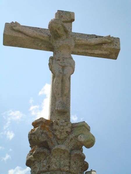 Cruceiro Porto Aguiño (detalle)