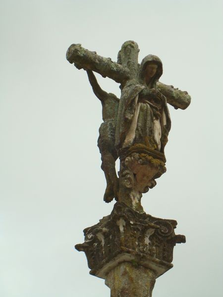 Cruceiro Camiño Reial, Boiro (detalle)