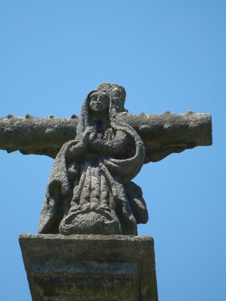 Cruceiro Plaza San Fiz (detalle), Santiago