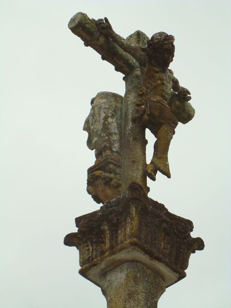 Cruceiro Camiño Reial, Boiro (detalle)
