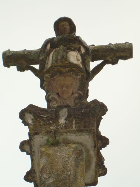 Cruceiro Camiño Reial, Boiro (detalle)