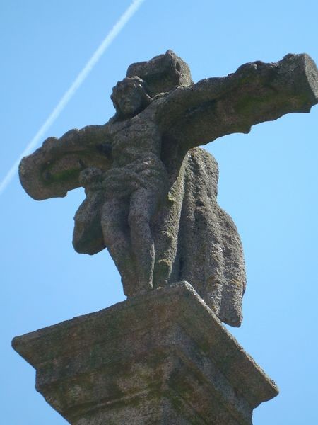 Cruceiro Plaza San Fiz (detalle), Santiago