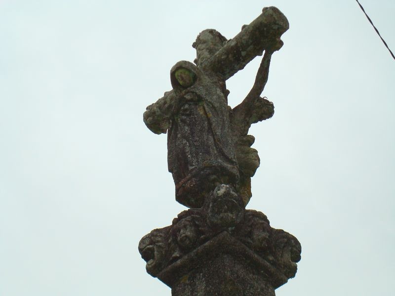 Cruceiro en  Gundín (detalle)